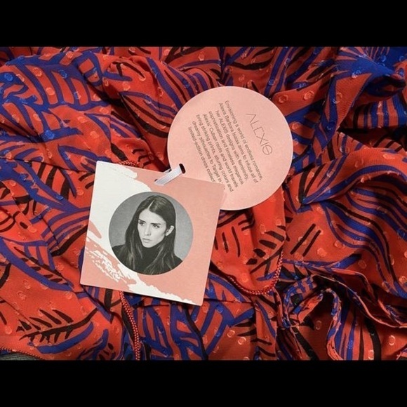 Alexis X Target Tropical Leaf Tie Strap Dress S - Picture 5 of 8